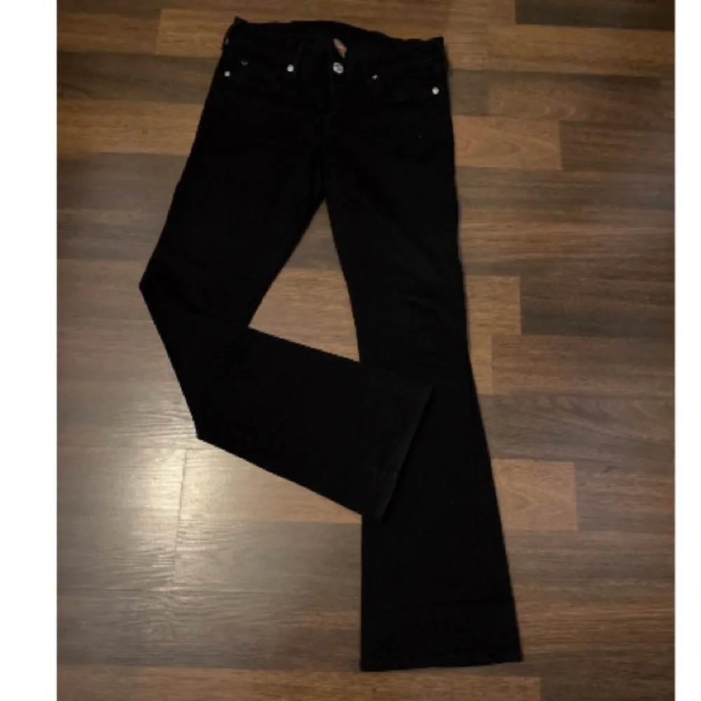 True Religion Black Joey Flared Jean Size 27 - Picture 10 of 15